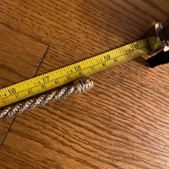 JOHN HARDY 16” Solid Sterling Rope Necklace- Handcrafted (925 Sterling) Vintage - Picture 6 of 10